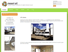 Tablet Screenshot of meanisrl.it